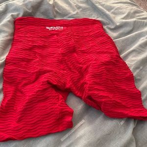 Booty by brabants red biker shorts